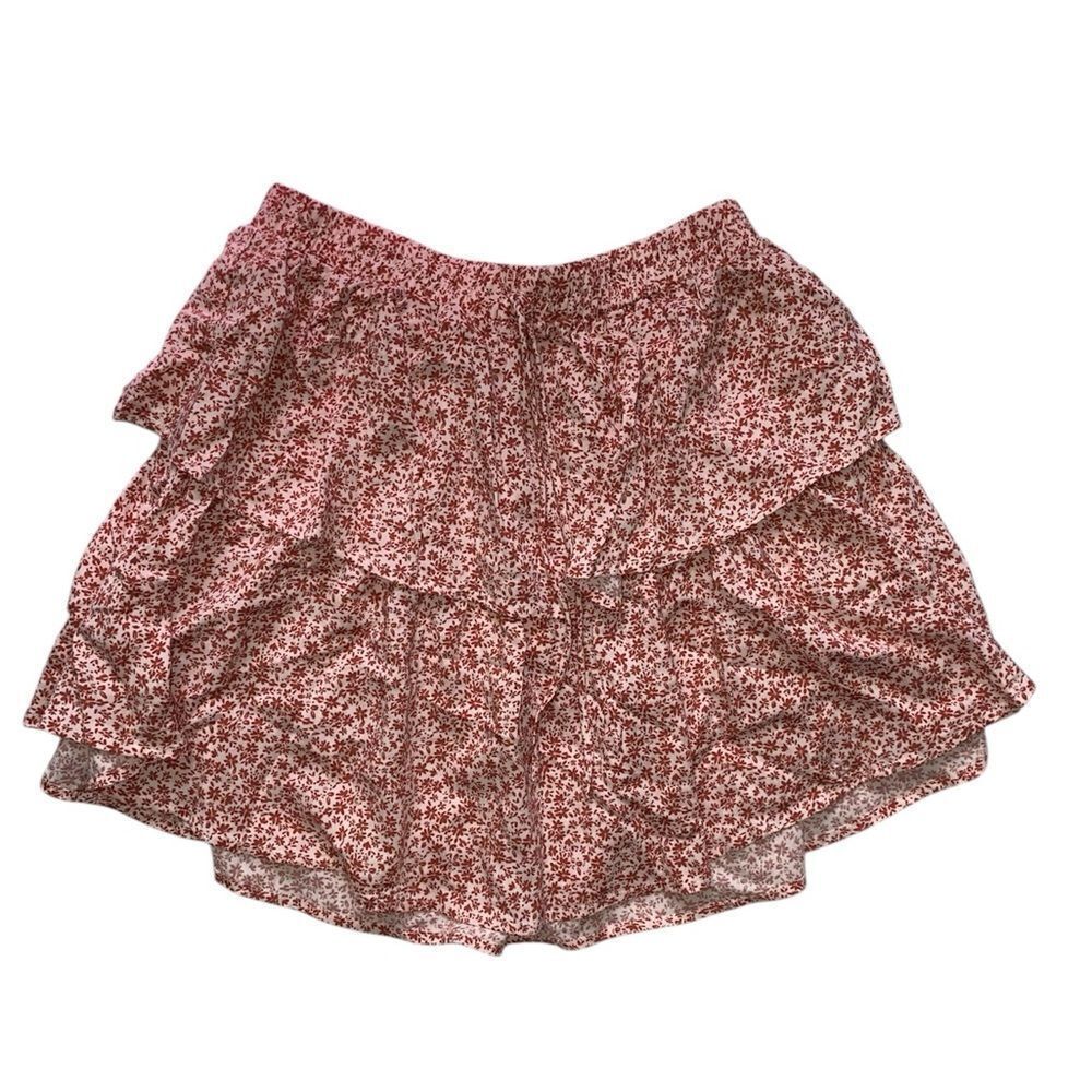NWT Cotton Candy LA Floral Tiered Skirt Size S